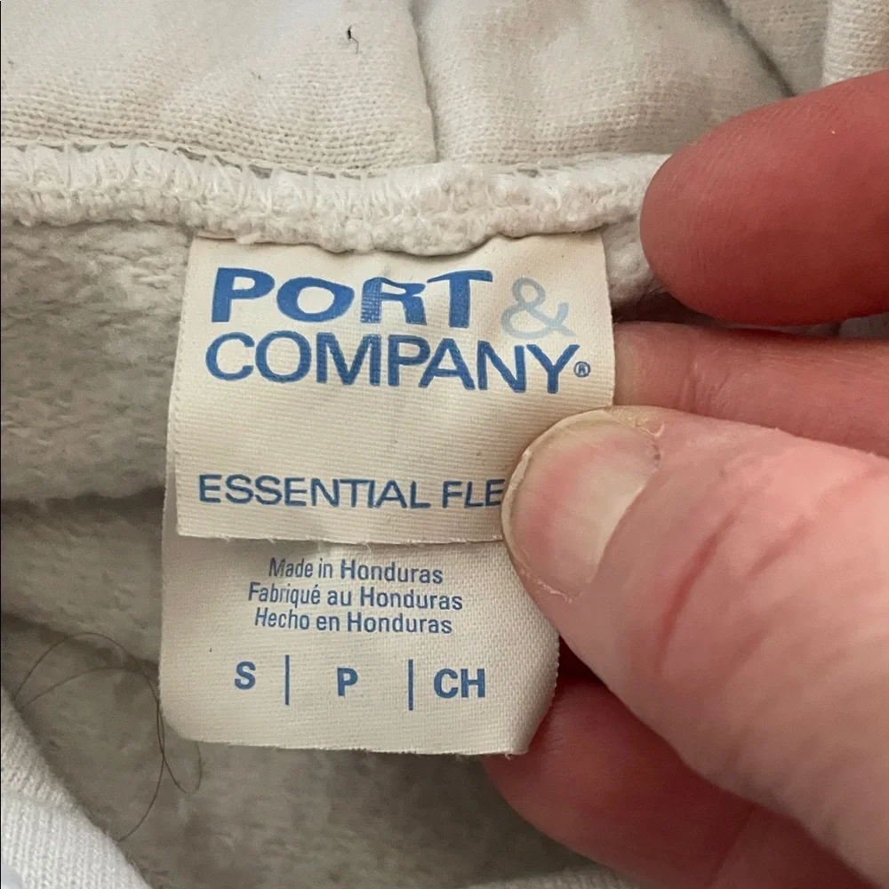 Port and Company White Graphic Hoodie - Picture 4 of 4